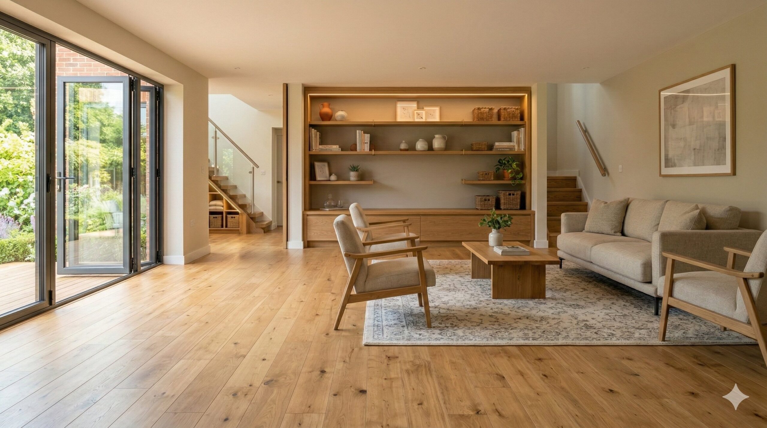 After: how to lay laminate flooring