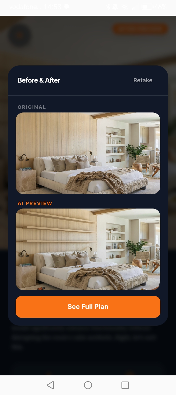 DIYnut AI before and after