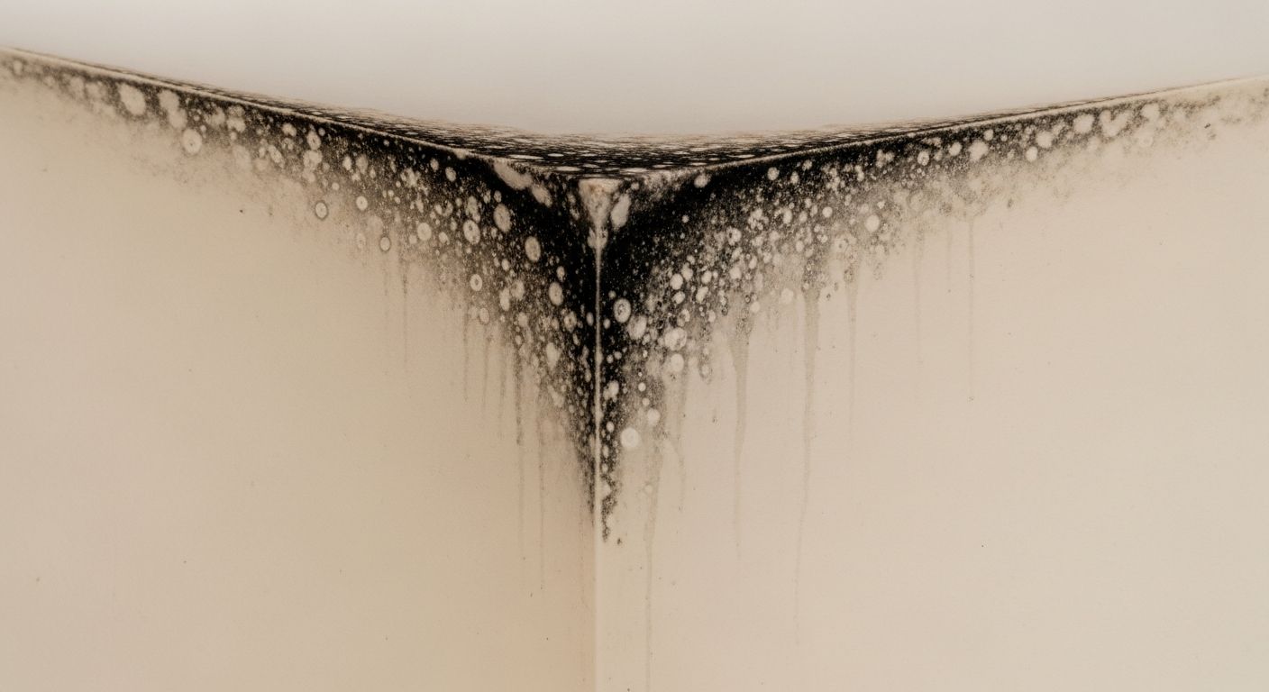 Before: Fix Black Mould on Walls