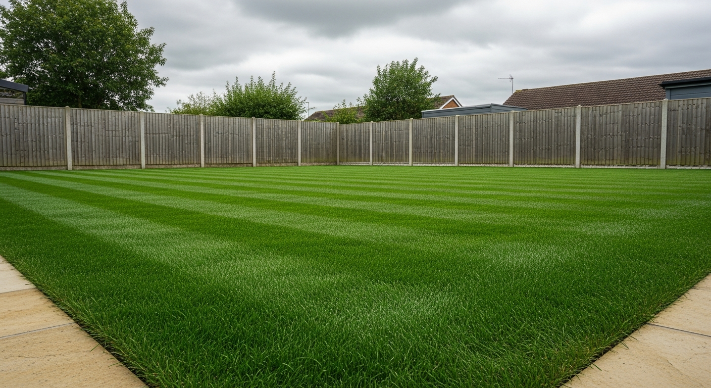 After: Fix a Patchy Lawn