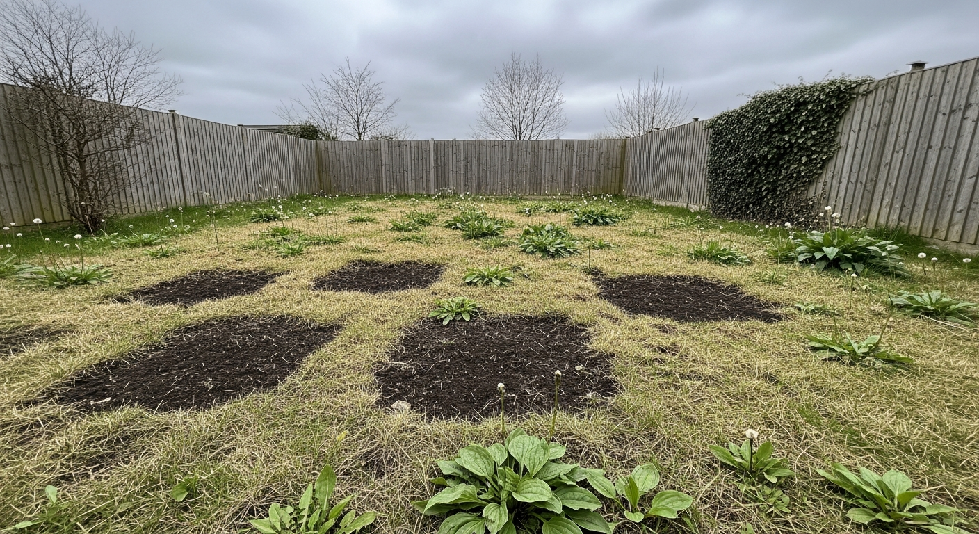 Before: Fix a Patchy Lawn