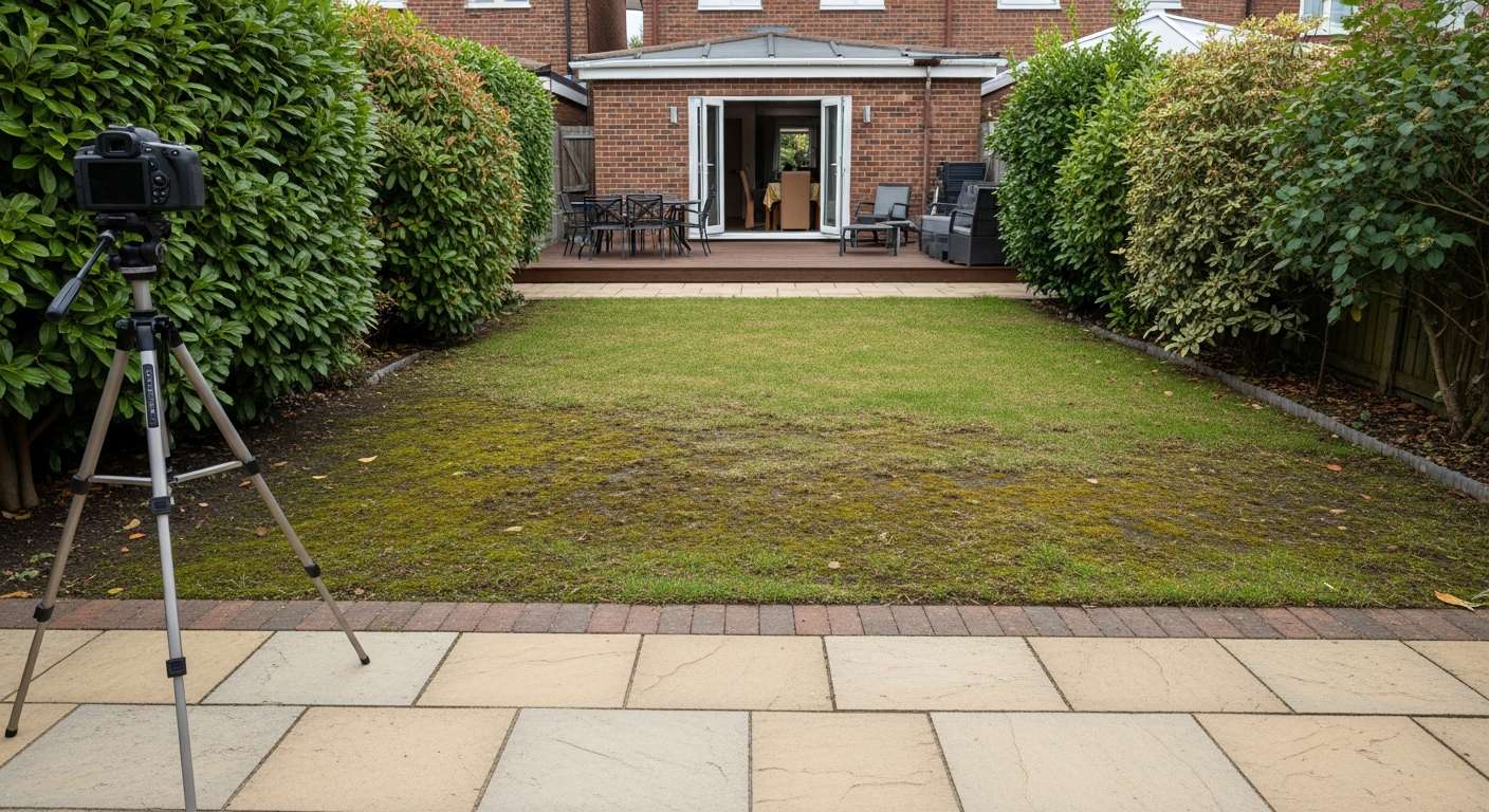 Before: How to Fix a Patchy Lawn – DIY Guide