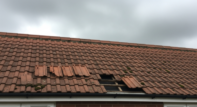 Roofing Tiles Damaged