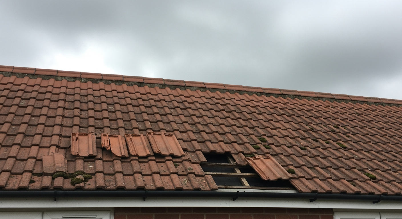 Roofing Tiles Damaged