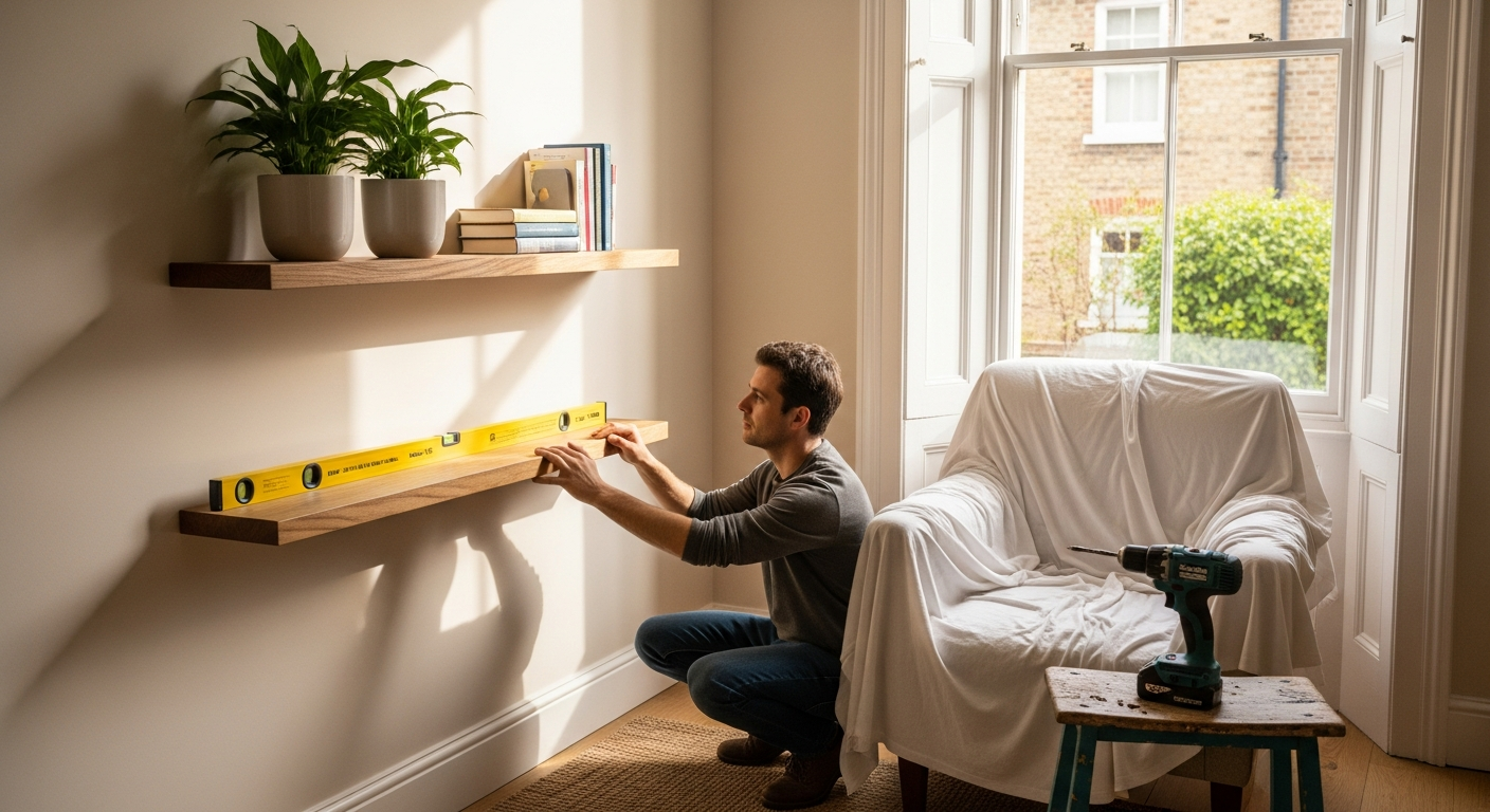 Timber Shelving Stairs